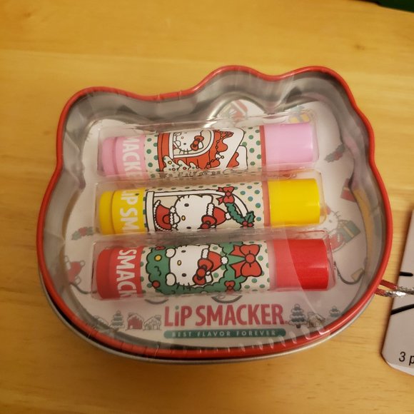 Hello Kitty Lip Smacker Tin Can Set + Lip Smacker Brush Set - Picture 5 of 10